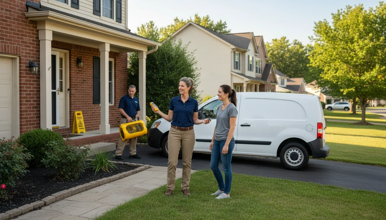 Residential water damage restoration in Syracuse, NE